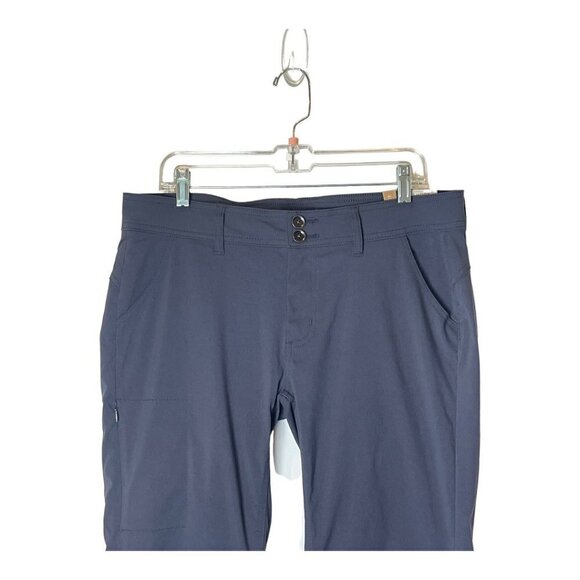 Prana Blue Gray Coal Halle Straight Leg Athletic Outdoor Pants Size 12 - Picture 4 of 12